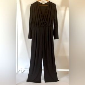 Black H&M v-neck jumpsuit